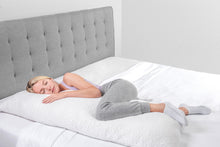 The Pranarest copper comfort body pillow is ideal for those suffering from back, knee, hip or shoulder pain